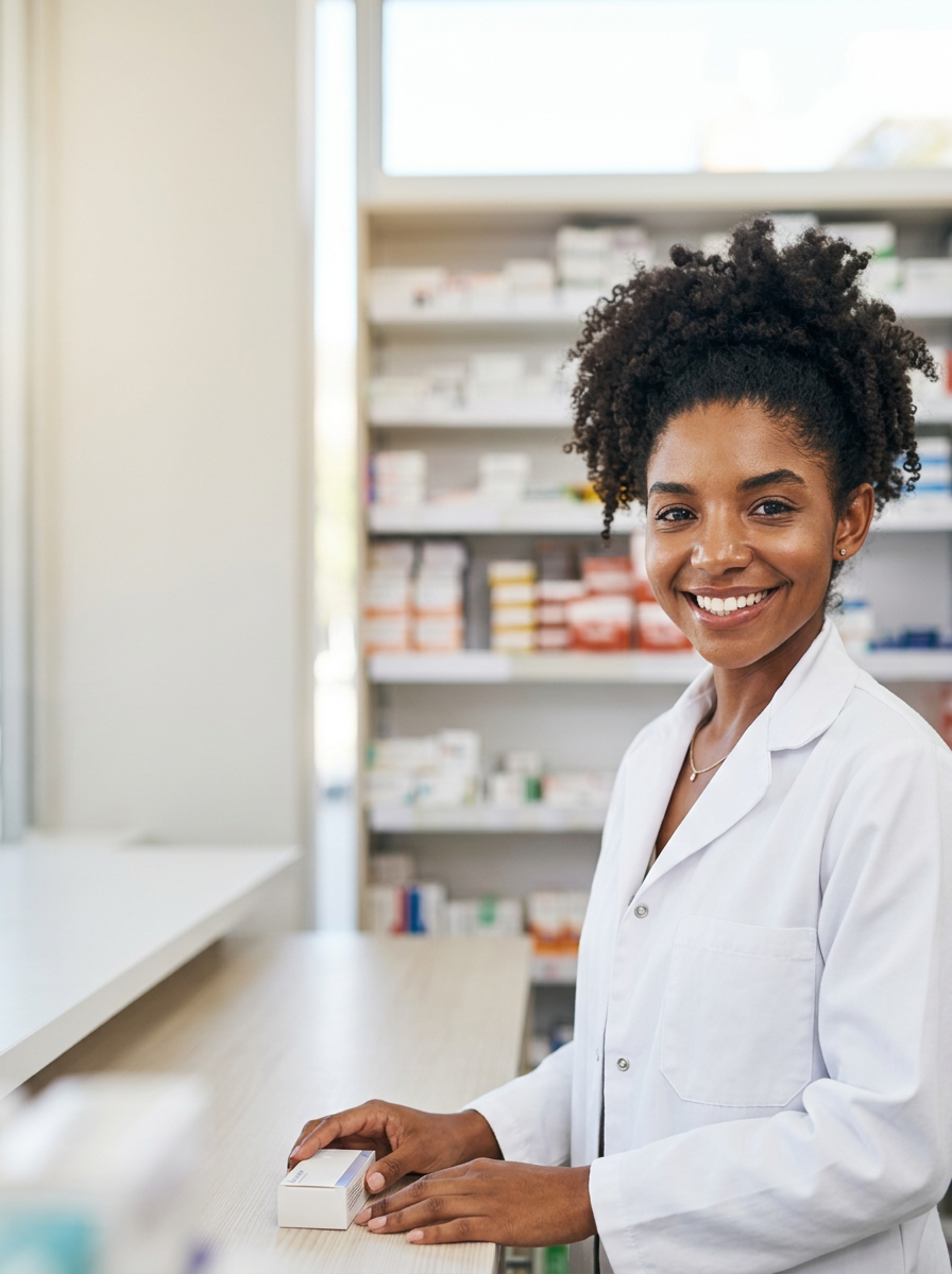 Kings Pharmacy professional pharmacist ready to assist with medication